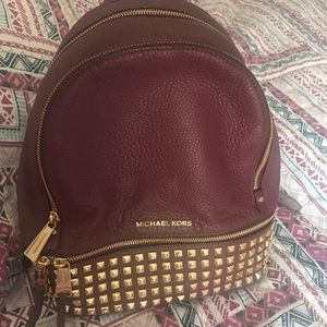 Michael Kors Studded Rhea Medium Backpack